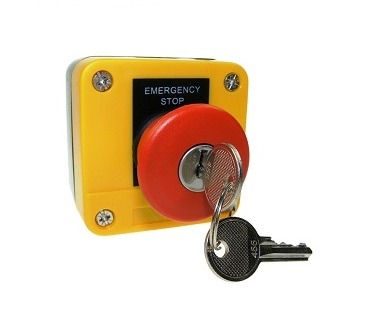 Emergency Panic Button with Key Reset Landon Kingsway Lubricated Plug Valve