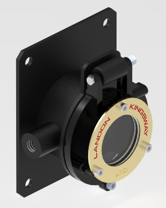 Clean Air Feed Furnace Inspection Observation Port - Window Landon Kingsway Clean Air Feed Furnace Inspection Observation Port - Window