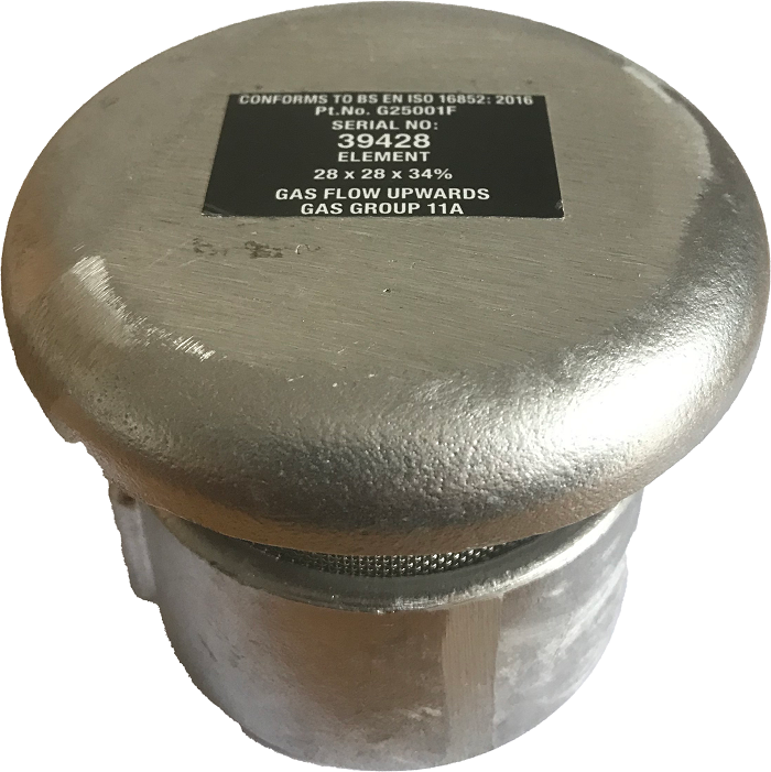 Tank Vent Flameproof Screen G25001F Landon Kingsway Direct Tank Read Gauge